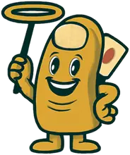 Fib Fingers, the BS mascot