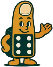 The Domino, the Dominoes mascot