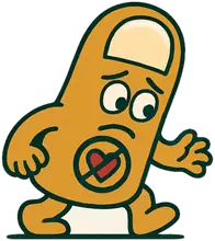 Heart Dodger, the Hearts mascot